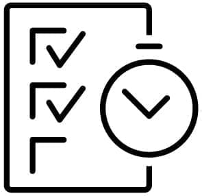 Icon image of a checklist 