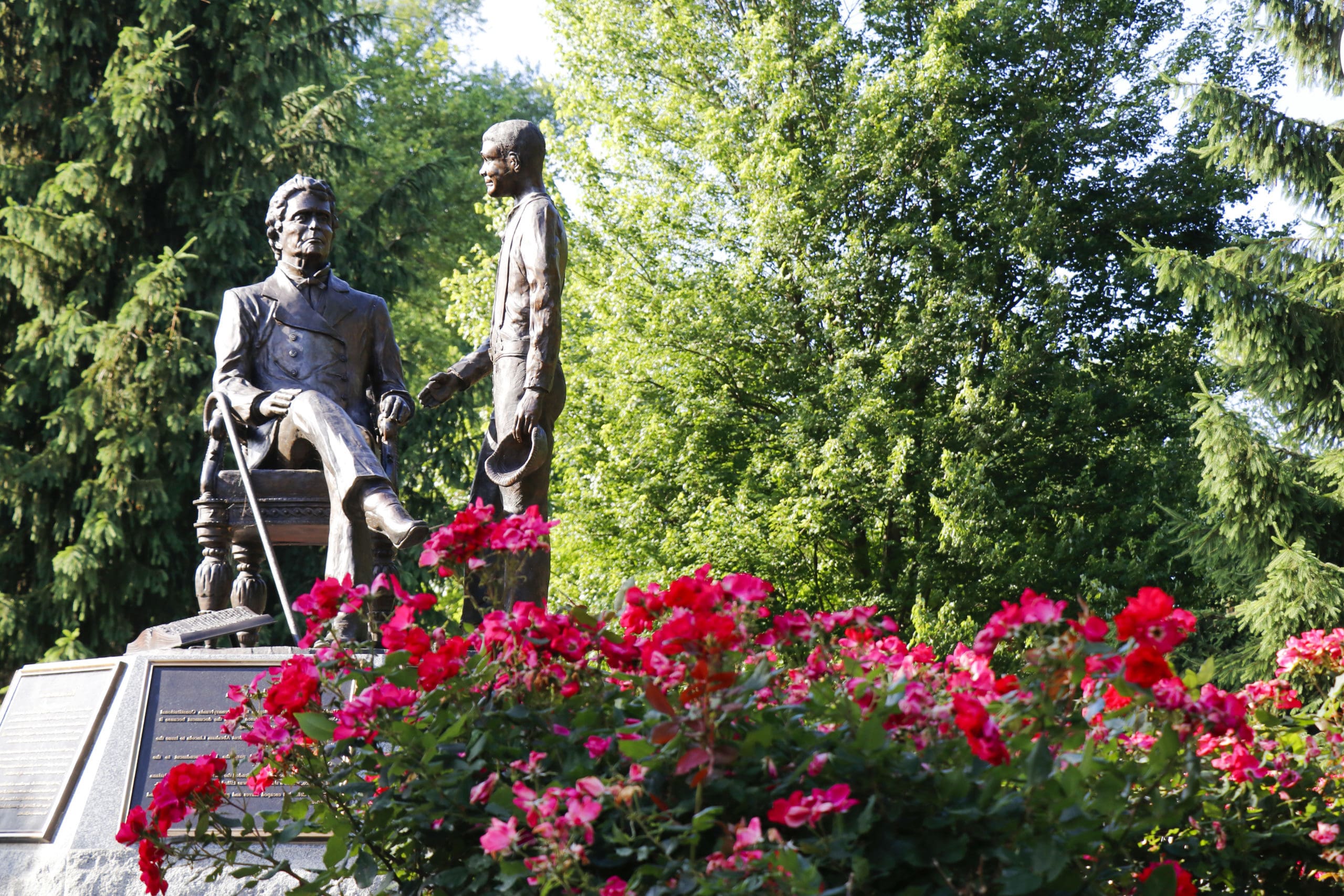 Thaddeus Stevens statue on Thaddeus Stevens College campus.